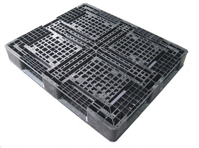 PALLET NHỰA 1100 X1100 X150 MM XÁM ĐEN